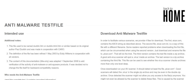EICARテストファイルを使ってアンチウイルスソフトの脅威に対する応答を安全にテストする 人生は読めないブログ